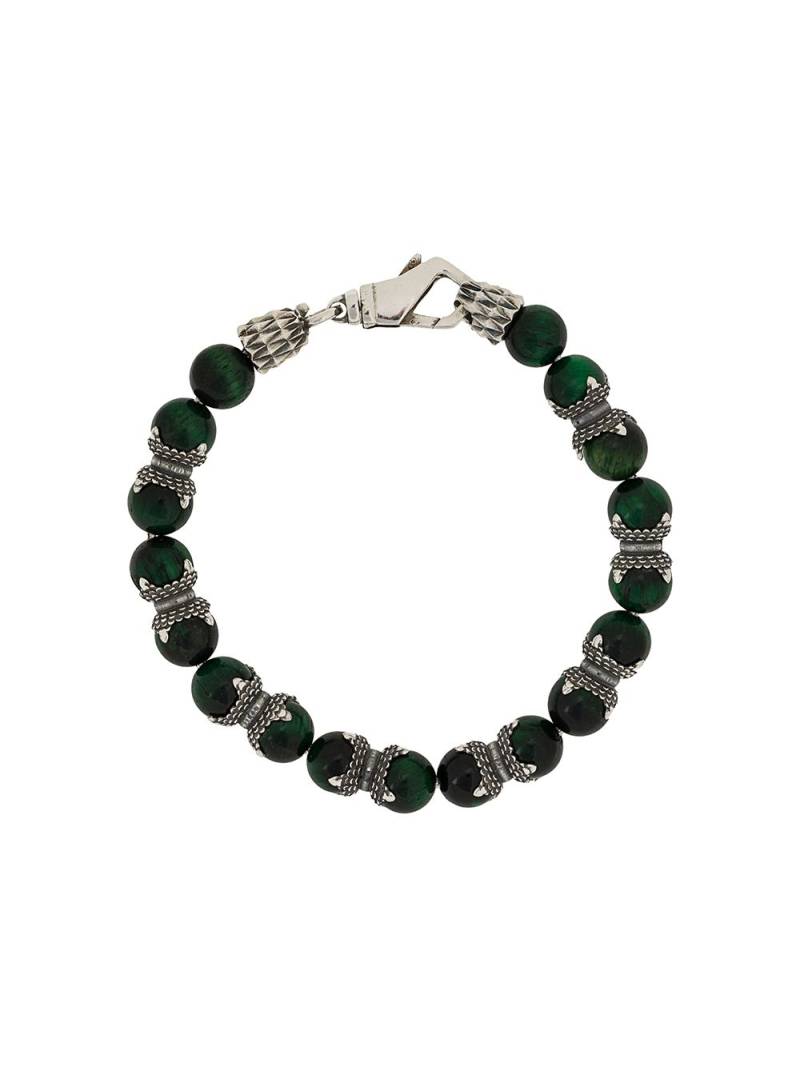 Emanuele Bicocchi stone beaded bracelet - Green von Emanuele Bicocchi