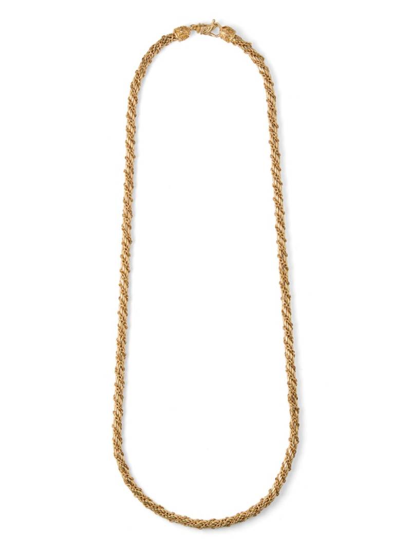 Emanuele Bicocchi wrapped rope chain necklace - Gold von Emanuele Bicocchi