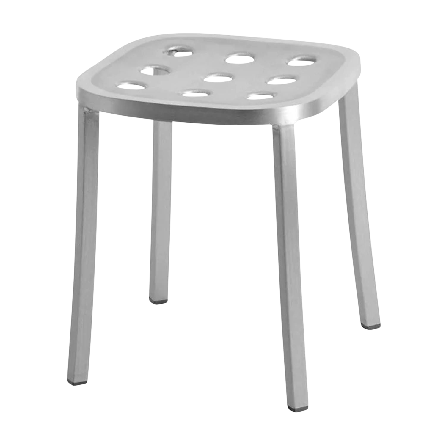 1 Inch All Aluminium Small Stool Hocker von Emeco