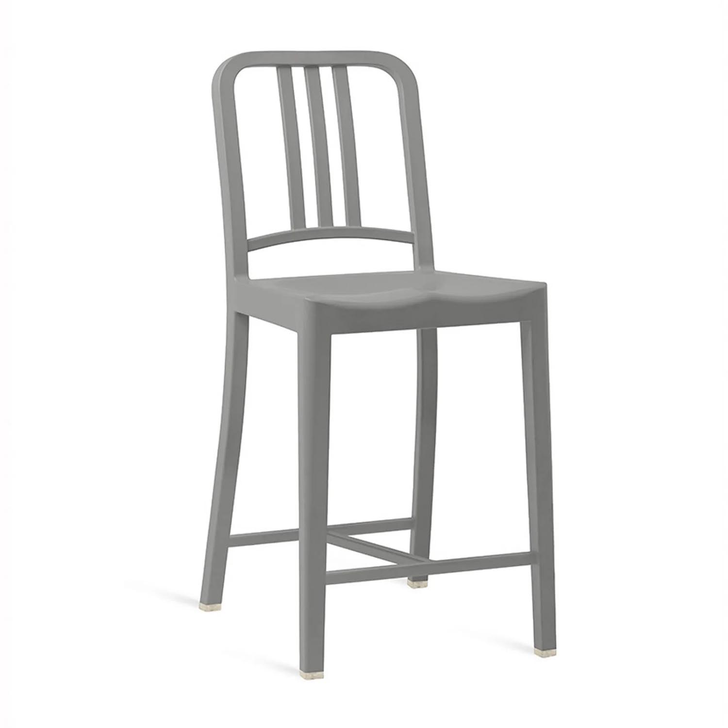 111 Navy Counter Stool, Farbe flint von Emeco