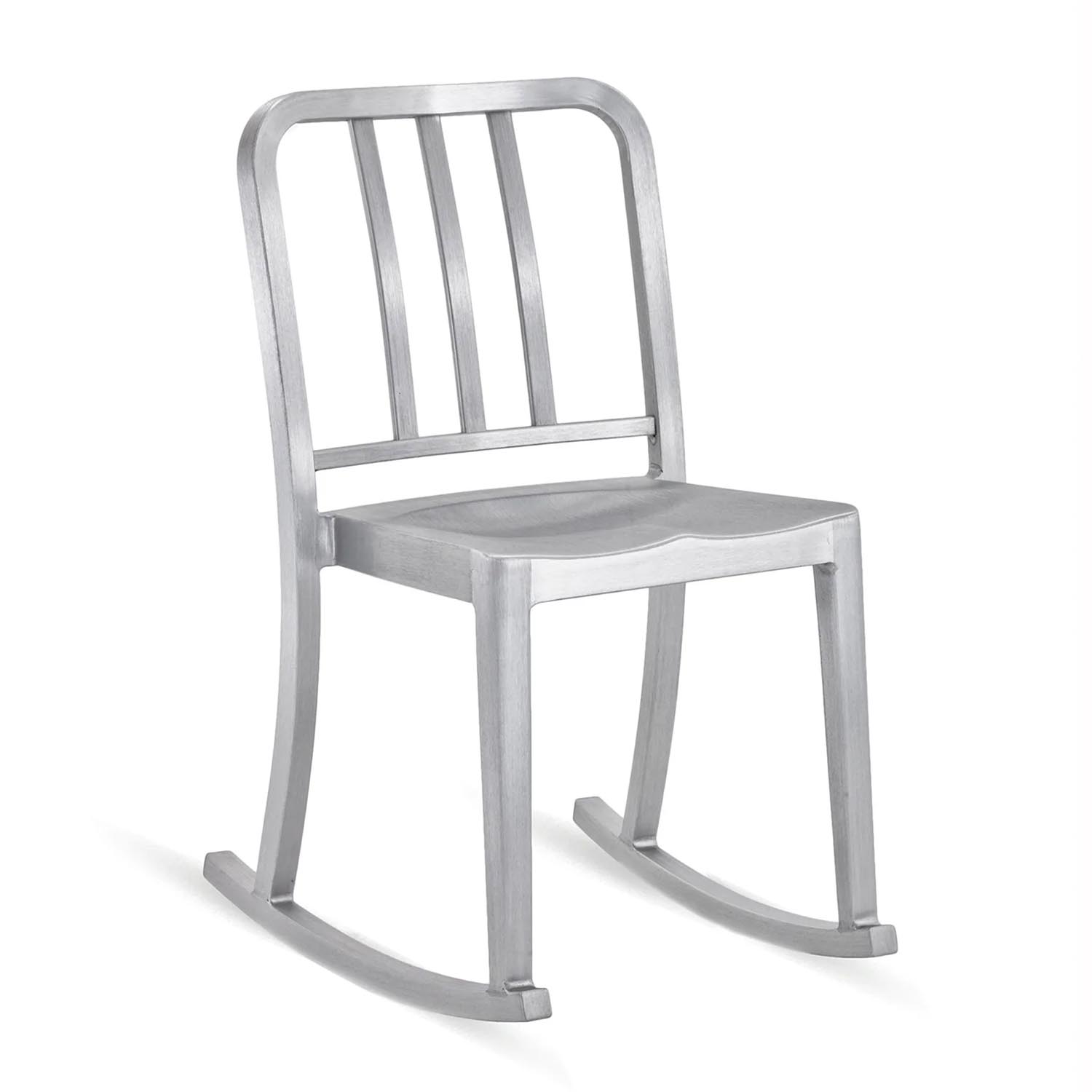 Heritage Rocking Chair Schaukelstuhl, Ausführung aluminium, gebürstet Heritage Rocking Chair Schaukelstuhl, Ausführung aluminium, gebürstet von Emeco