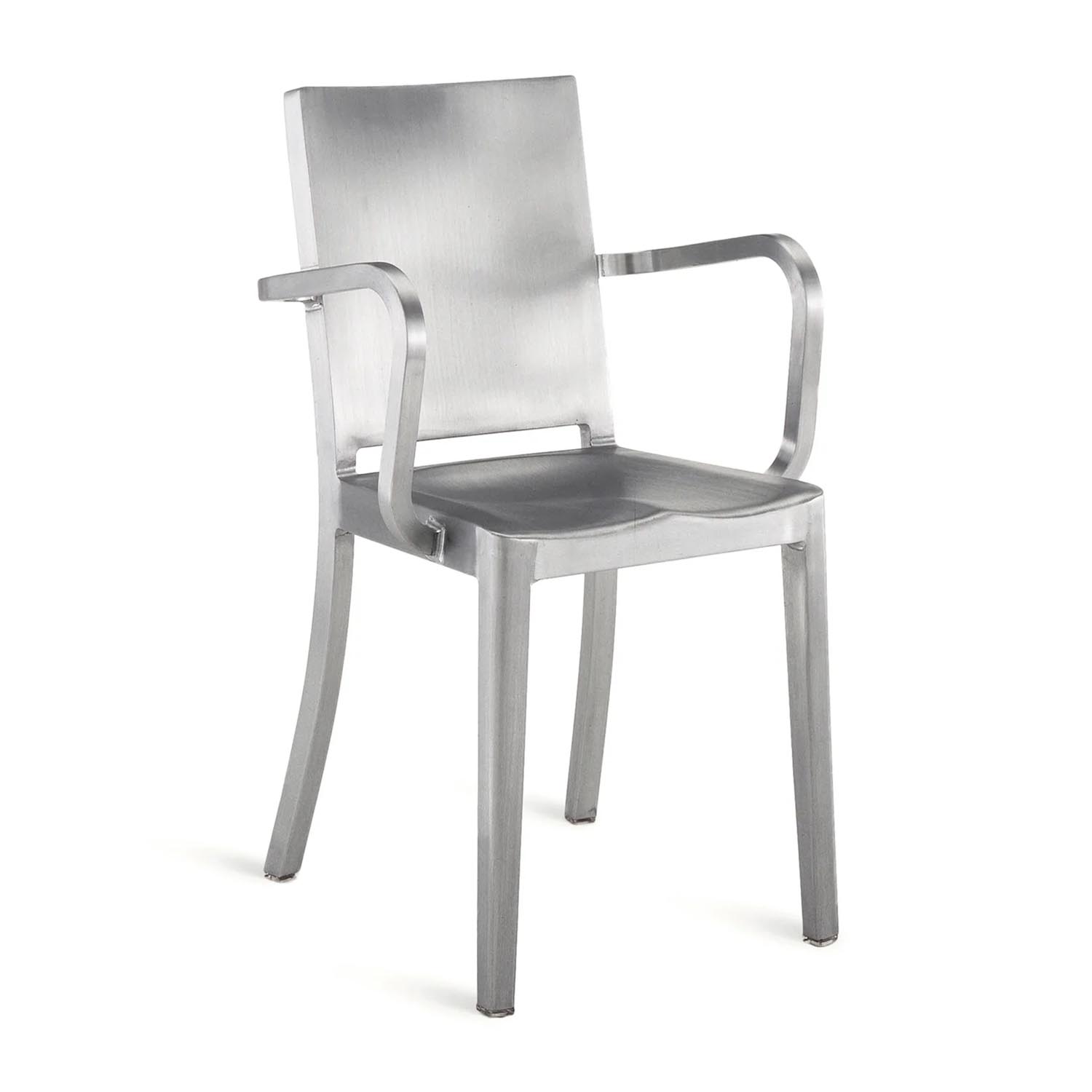 Hudson Armchair Armlehnstuhl, Ausführung aluminium, gebürstet Hudson Armchair Armlehnstuhl, Ausführung aluminium, gebürstet von Emeco