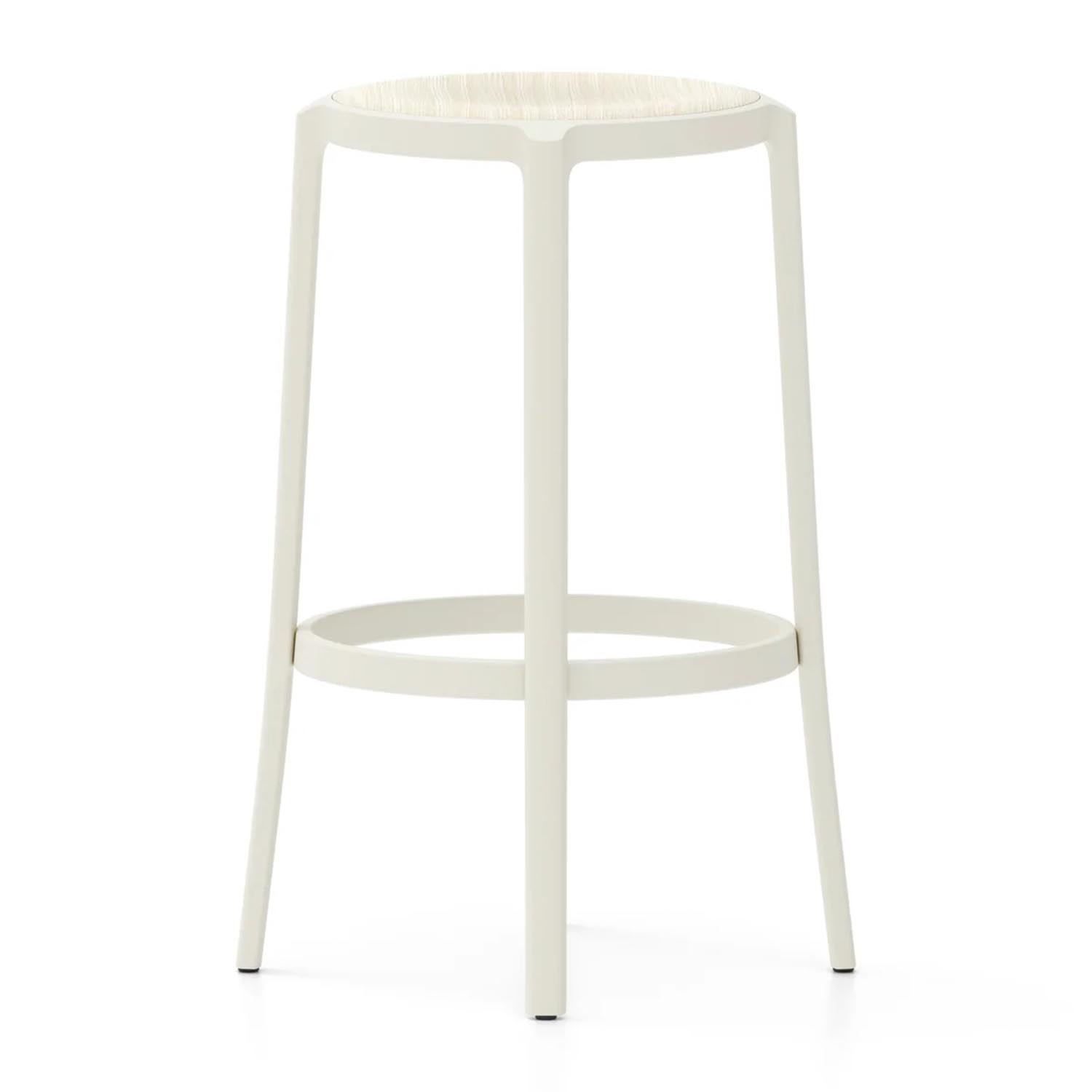 On & On Plywood Seat Barstool Barstuhl, Farbe white, Sitz holz, esche hell On & On Plywood Seat Barstool Barstuhl, Farbe white, Sitz holz, esche hell von Emeco