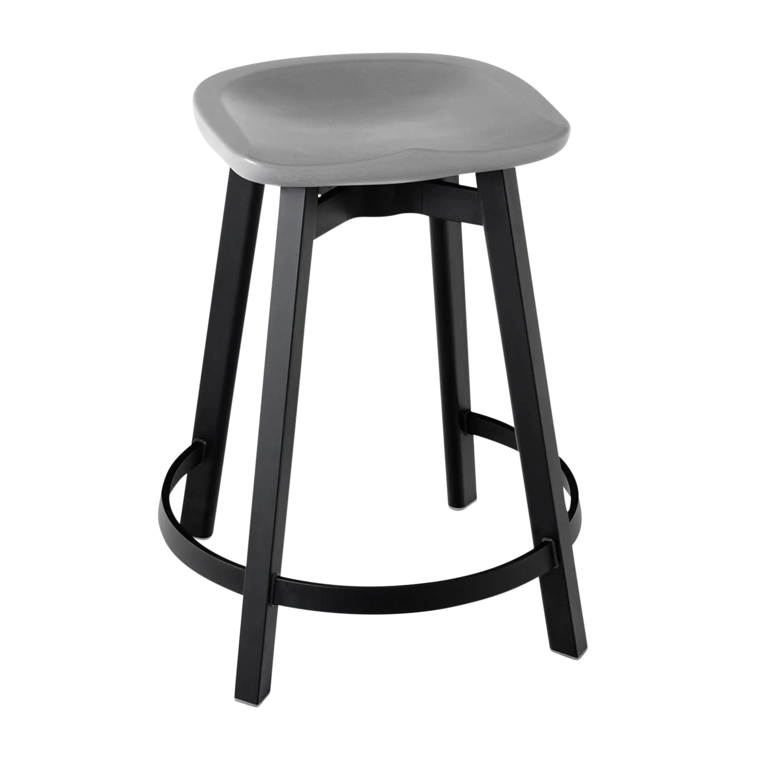 SU Counter Stool Hochstuhl, Sitz holz, eiche, Gestell aluminium, eloxiert SU Counter Stool Hochstuhl, Sitz holz, eiche, Gestell aluminium, eloxiert von Emeco