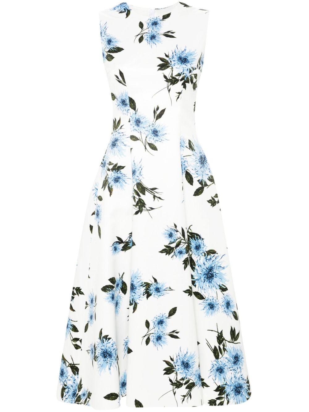 Emilia Wickstead Mara midi dress - White von Emilia Wickstead