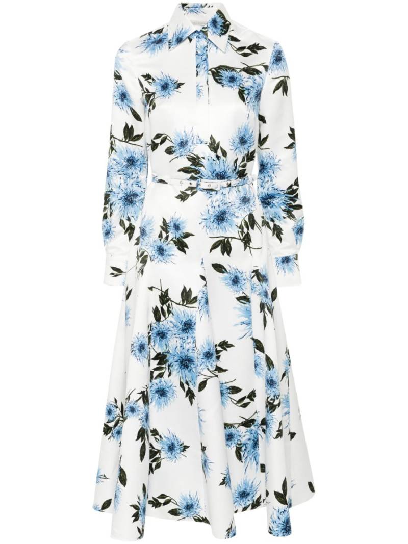 Emilia Wickstead Tomasina midi dress - White von Emilia Wickstead