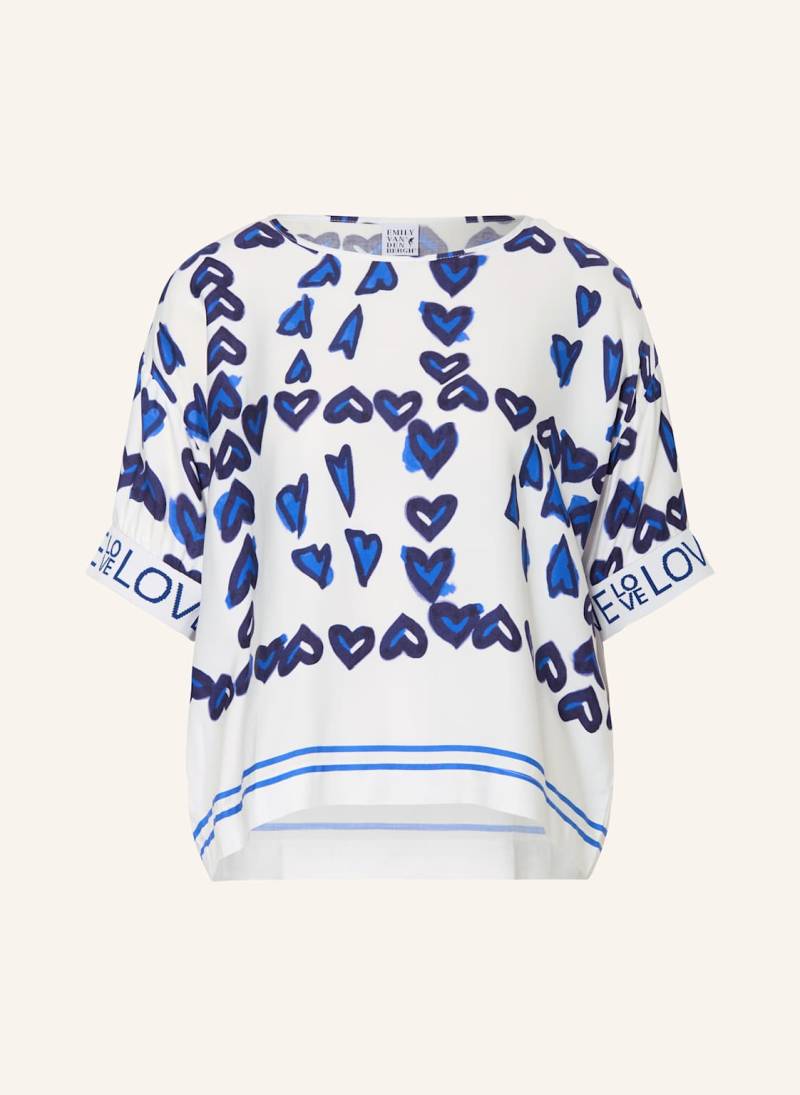 Emily Van Den Bergh Blusenshirt Aus Satin blau von Emily VAN DEN BERGH