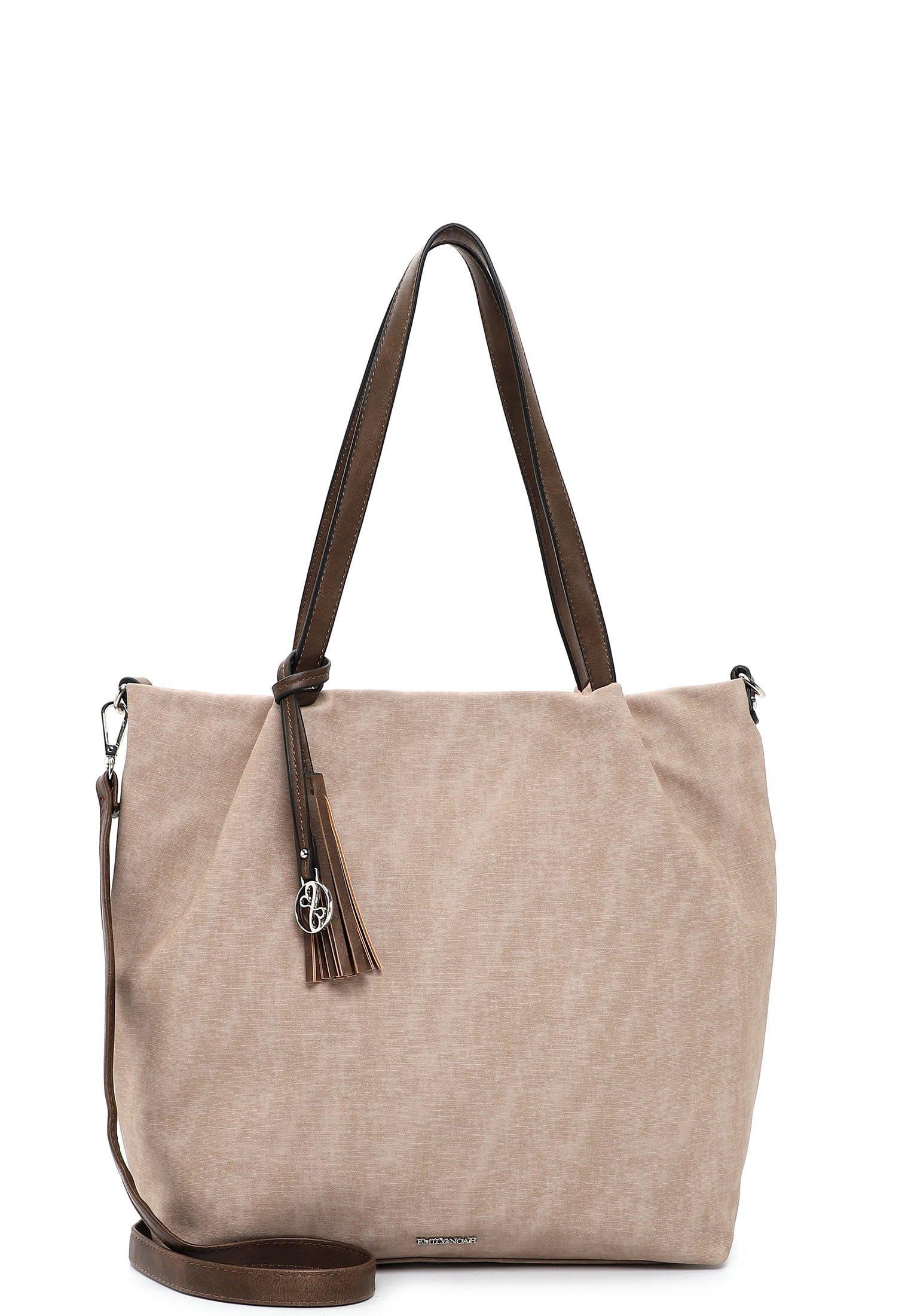 Shopper Elke Damen Sand ONE SIZE von Emily & Noah