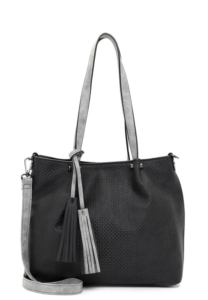 Shopper Bag In Bag Surprise Damen Schwarz Leicht ONE SIZE von Emily & Noah