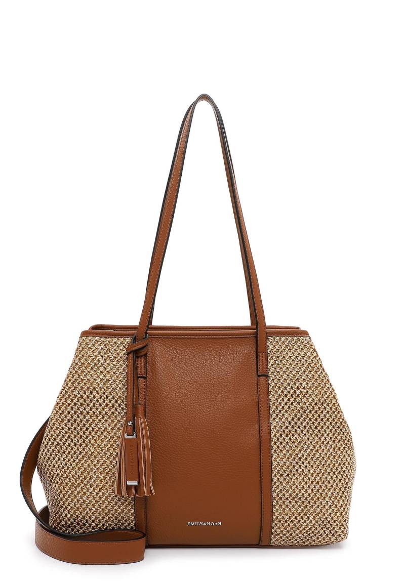 Shopper E&n Babette Damen Cognac ONE SIZE von Emily & Noah