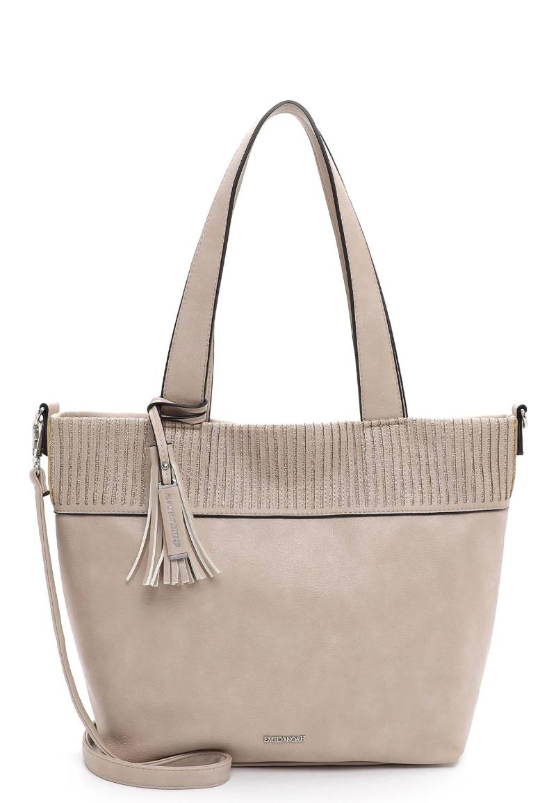 Shopper E&n Brigitte Damen Sand ONE SIZE von Emily & Noah