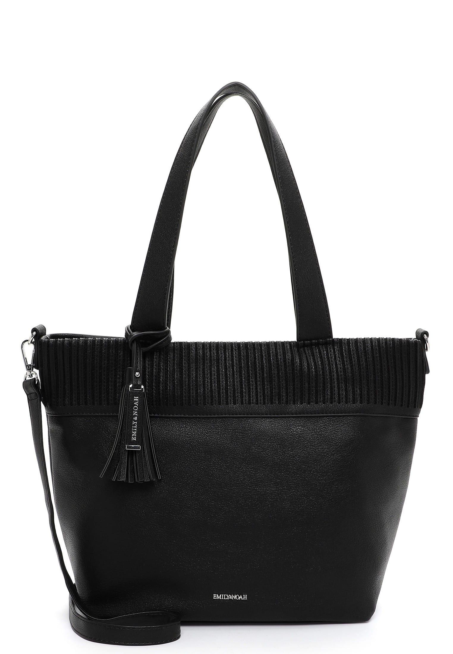 Shopper E&n Brigitte Damen Schwarz ONE SIZE von Emily & Noah