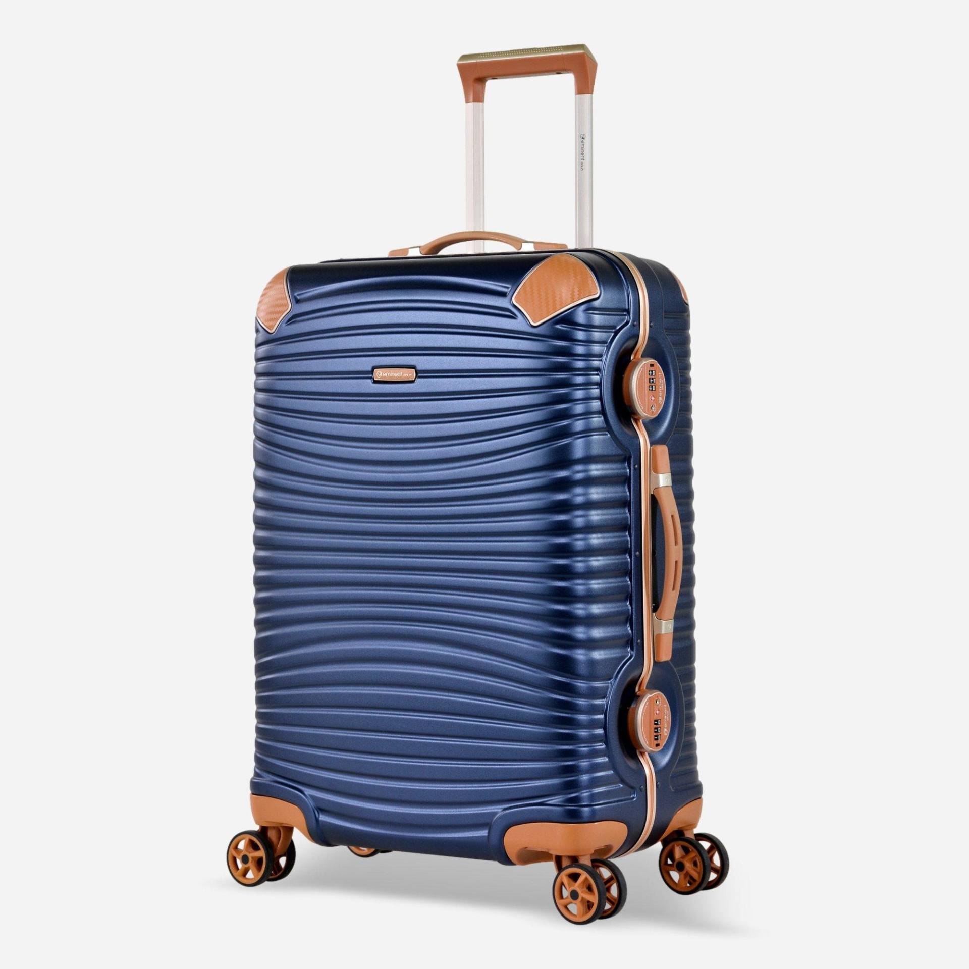 Jetstream Mittelgroßer Koffer 4 Rollen Unisex Blau 65 CM von Eminent Gold