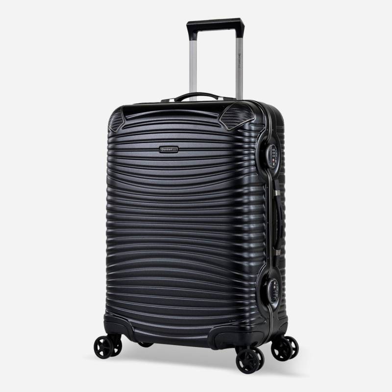 Jetstream Mittelgroßer Koffer 4 Rollen Unisex Schwarz 65 CM von Eminent Gold