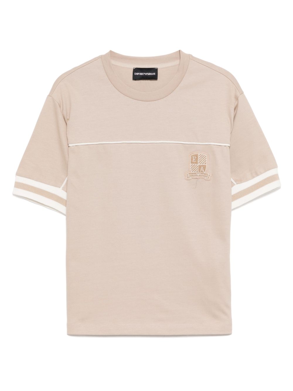 Emporio Armani Kids ASV jersey T-shirt - Neutrals von Emporio Armani Kids