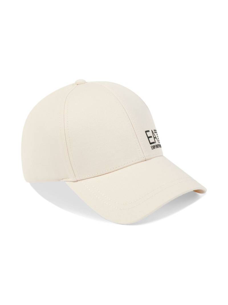 Emporio Armani Kids EA7 logo cap - Neutrals von Emporio Armani Kids