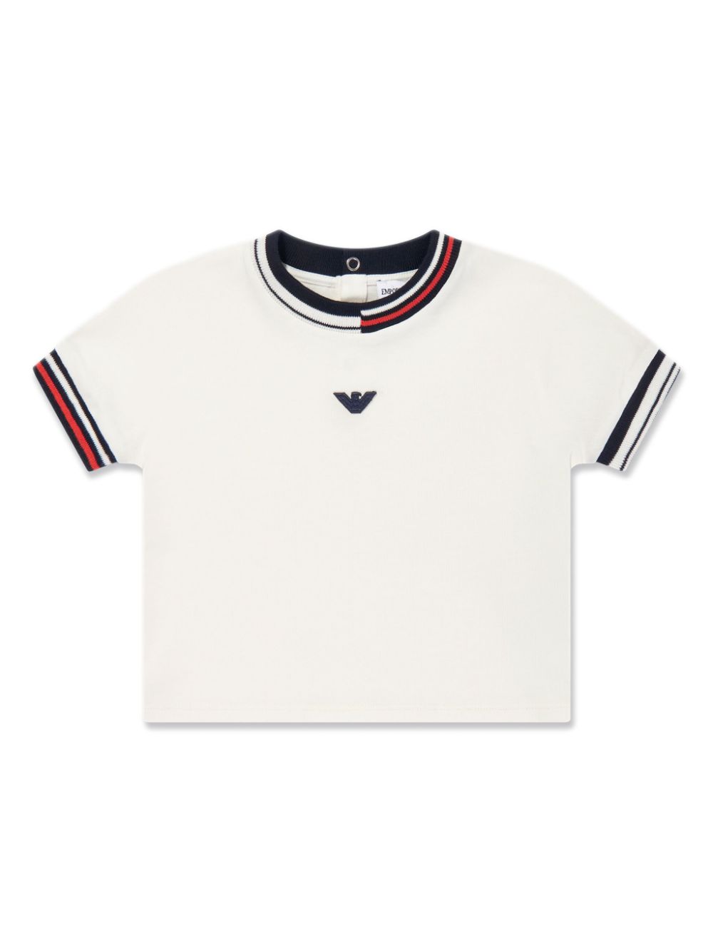 Emporio Armani Kids cotton T-shirt - Neutrals von Emporio Armani Kids