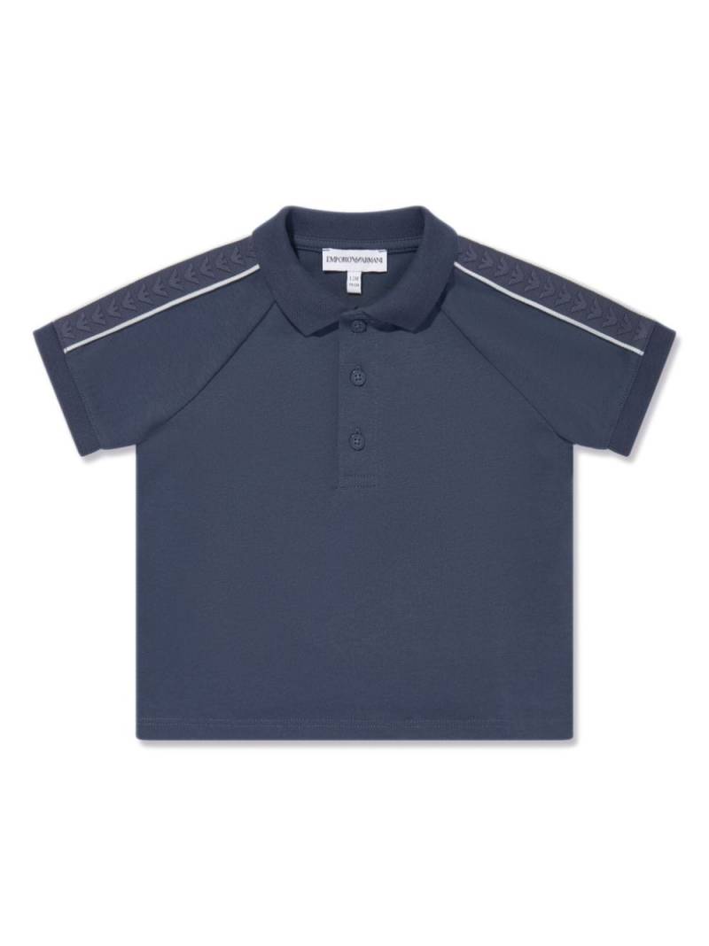 Emporio Armani Kids cotton polo shirt - Blue von Emporio Armani Kids