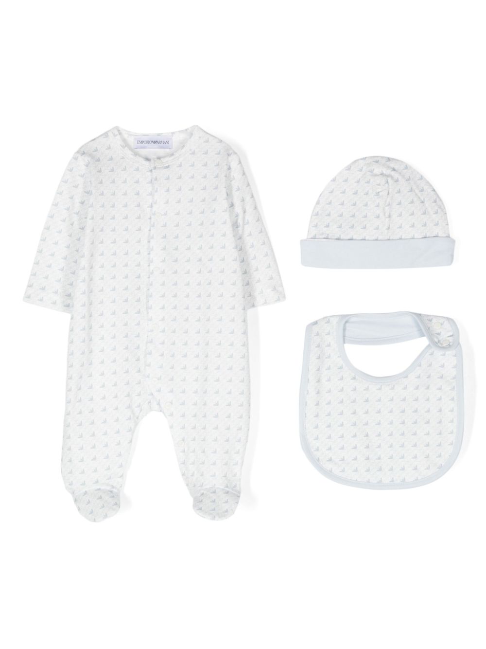 Emporio Armani Kids eagle-print pajama set - White von Emporio Armani Kids