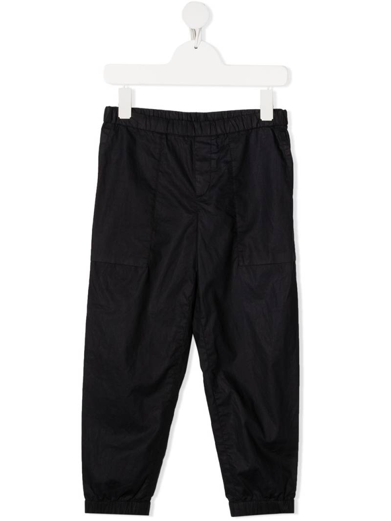 Emporio Armani Kids elasticated waistband trousers - Blue von Emporio Armani Kids