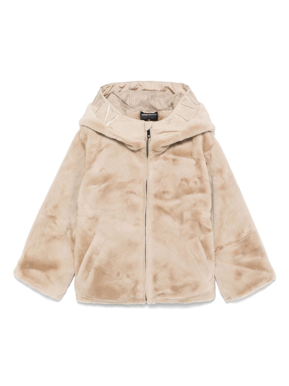 Emporio Armani Kids faux-fur jacket - Brown von Emporio Armani Kids