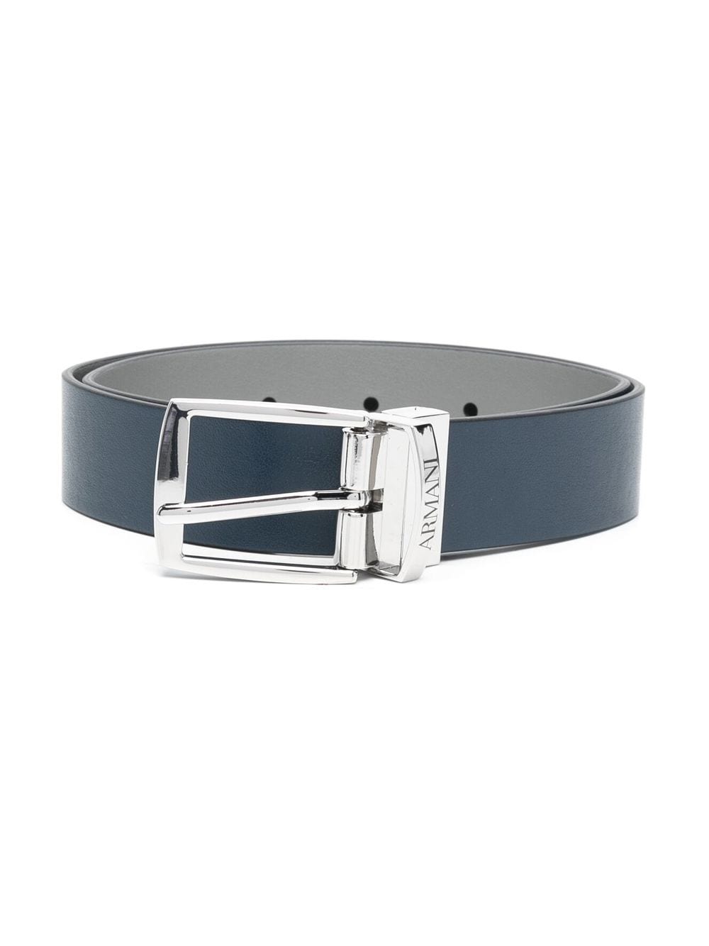 Emporio Armani Kids faux-leather buckle belt - Blue von Emporio Armani Kids