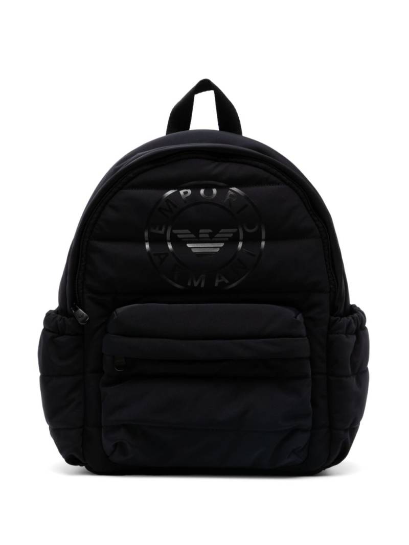 Emporio Armani Kids logo backpack - Blue von Emporio Armani Kids