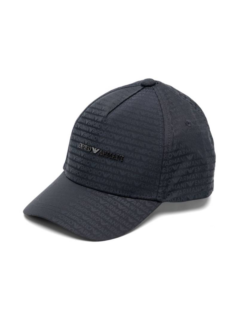 Emporio Armani Kids logo cap - Blue von Emporio Armani Kids