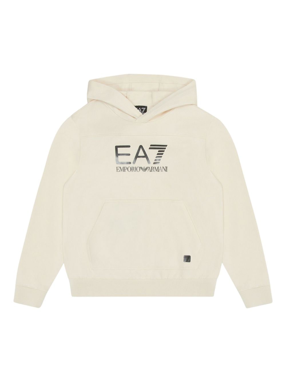 Emporio Armani Kids logo hoodie - White von Emporio Armani Kids