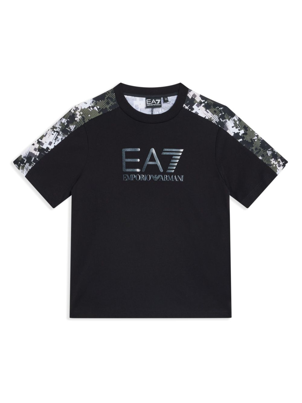 Emporio Armani Kids logo-print T-shirt - Black von Emporio Armani Kids