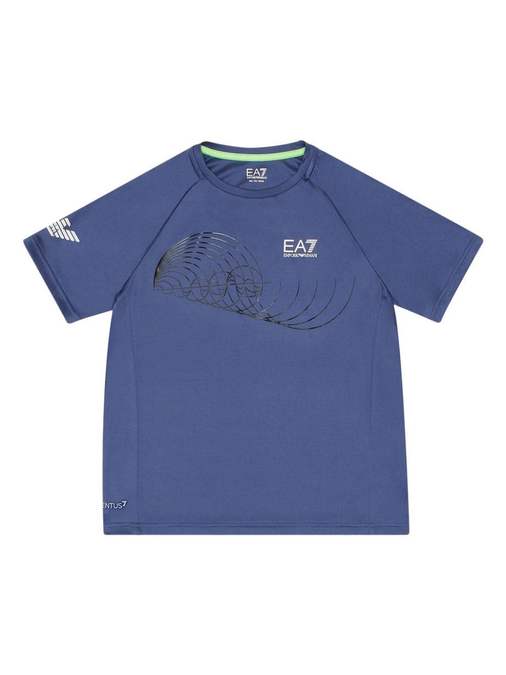 Emporio Armani Kids logo-print T-shirt - Blue von Emporio Armani Kids