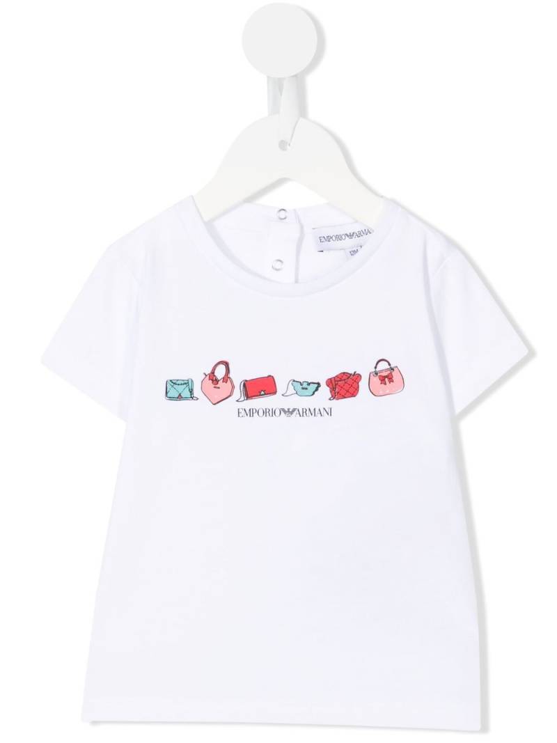 Emporio Armani Kids logo-print T-shirt - White von Emporio Armani Kids