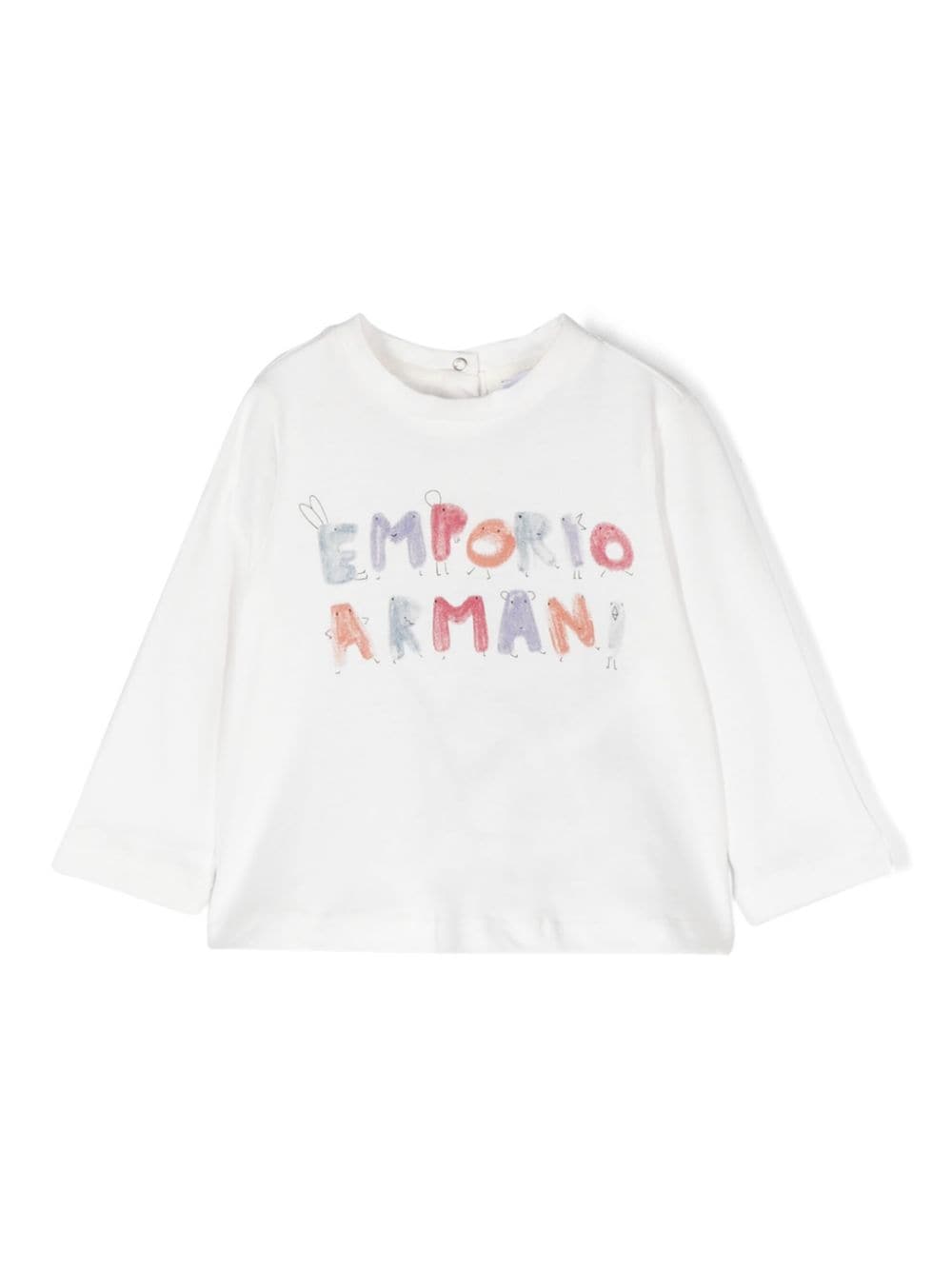 Emporio Armani Kids logo-print T-shirt - White von Emporio Armani Kids