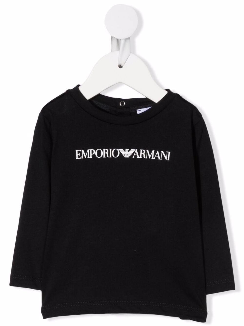 Emporio Armani Kids logo-print cotton T-shirt - Blue von Emporio Armani Kids