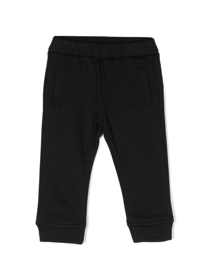 Emporio Armani Kids logo-print elasticated-waist track pants - Black von Emporio Armani Kids