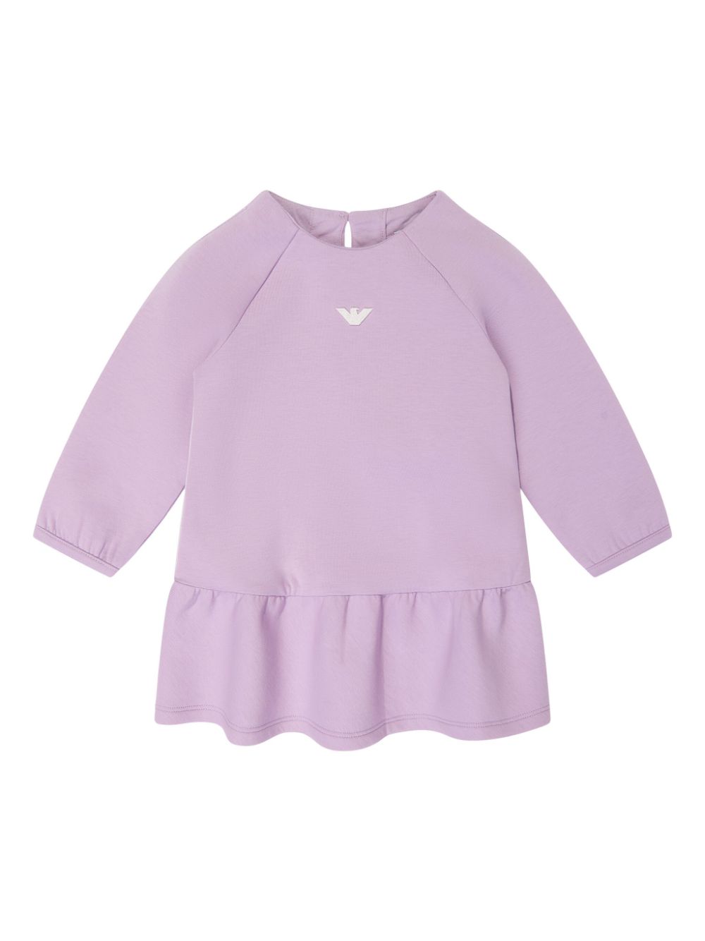 Emporio Armani Kids logo-print jersey dress - Purple von Emporio Armani Kids