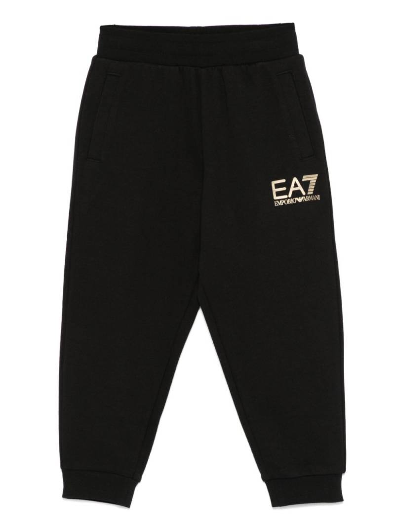 Emporio Armani Kids logo-print track pants - Black von Emporio Armani Kids