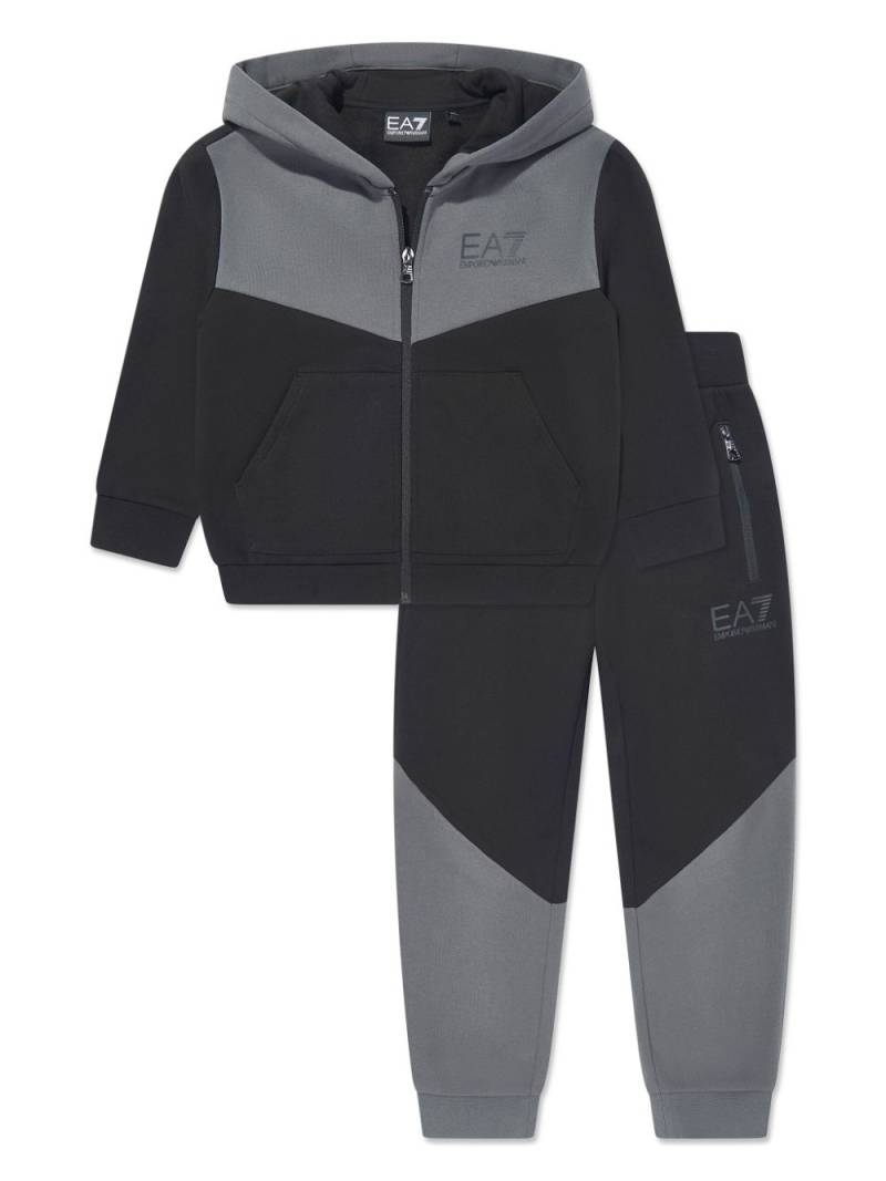 Emporio Armani Kids logo-print tracksuit - Grey von Emporio Armani Kids