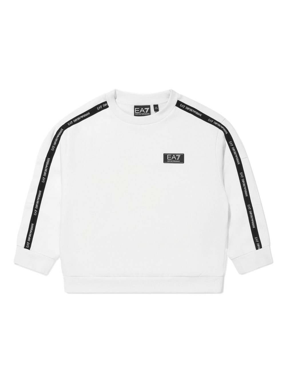 Emporio Armani Kids logo-tape sweatshirt - White von Emporio Armani Kids