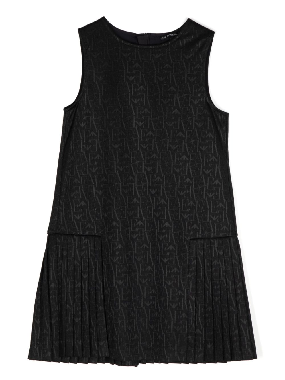 Emporio Armani Kids monogram dress - Black von Emporio Armani Kids