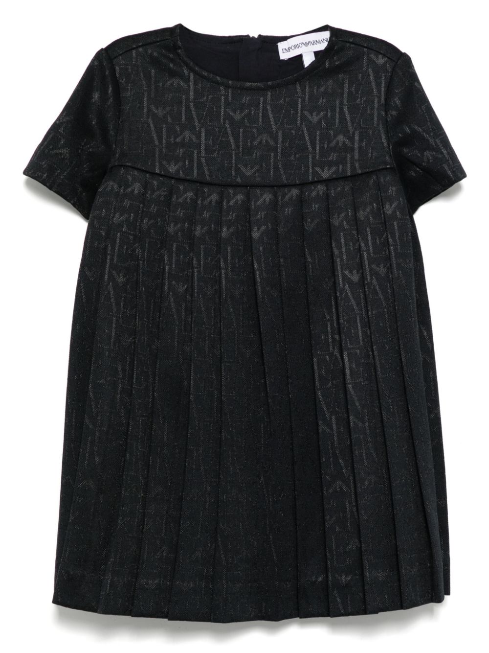 Emporio Armani Kids pleated dress - Black von Emporio Armani Kids