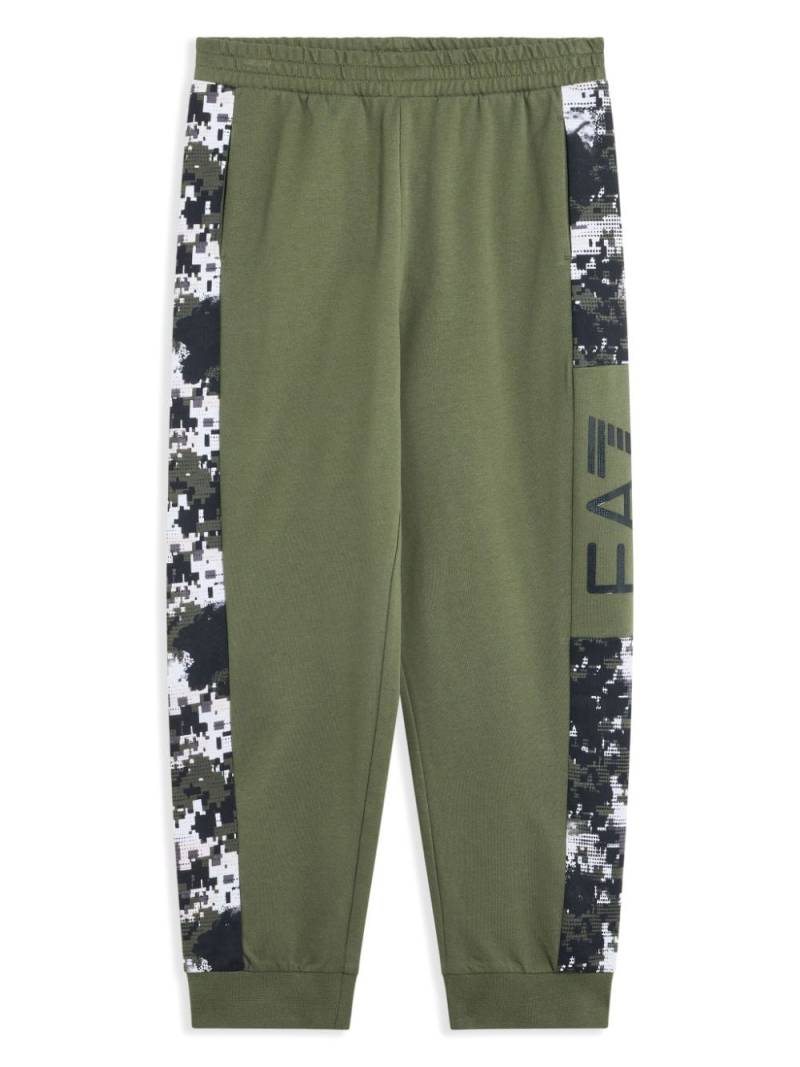 Emporio Armani Kids printed panel tracksuit - Green von Emporio Armani Kids