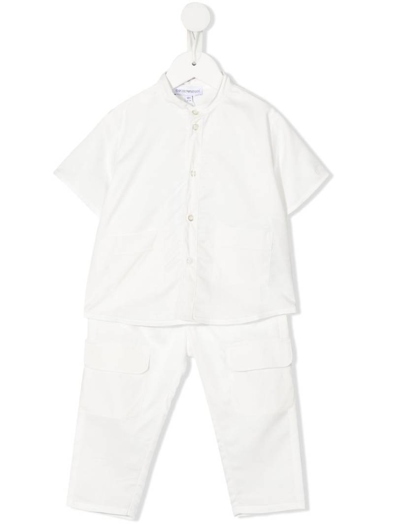 Emporio Armani Kids short-sleeve tracksuit set - White von Emporio Armani Kids