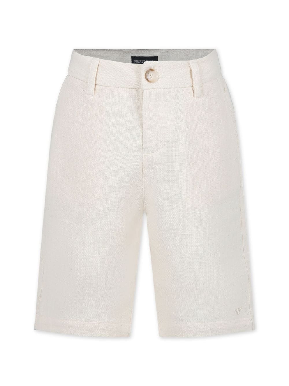 Emporio Armani Kids tailored cotton shorts - Neutrals von Emporio Armani Kids