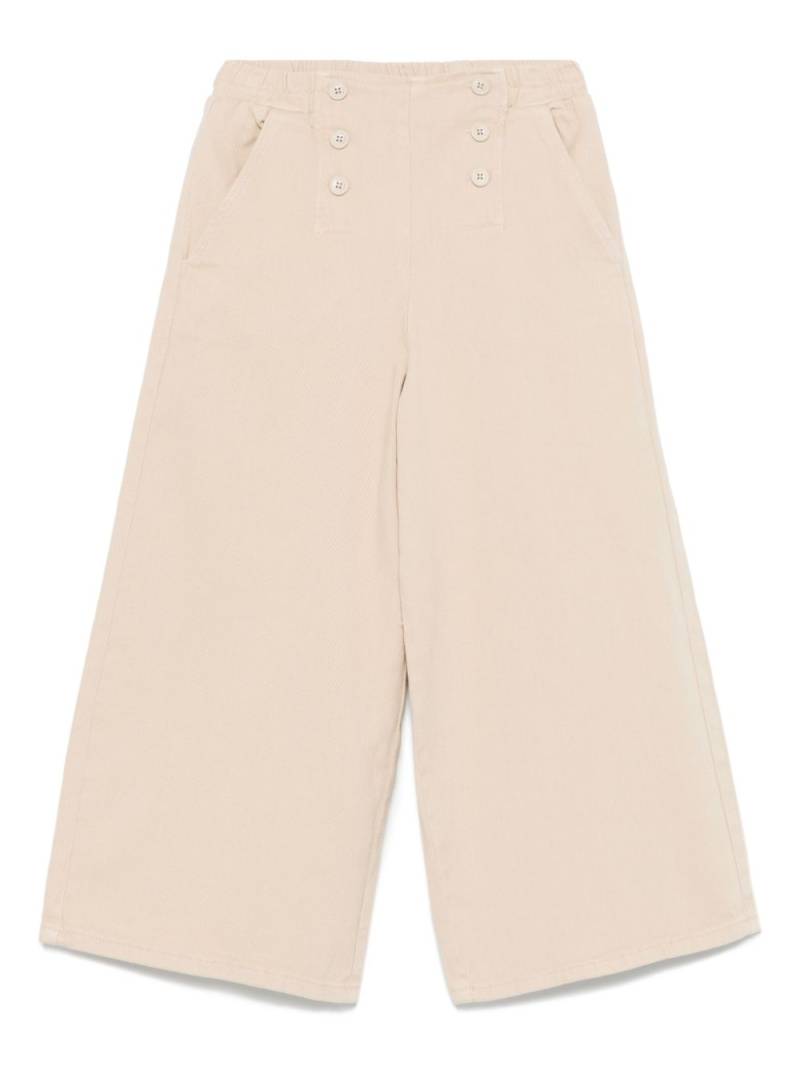 Emporio Armani Kids wide-leg trousers - Neutrals von Emporio Armani Kids