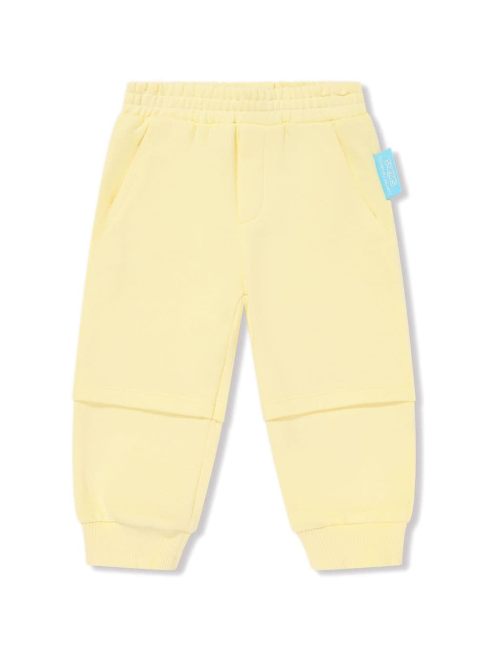 Emporio Armani Kids x The Smurfs organic cotton track pants - Yellow von Emporio Armani Kids