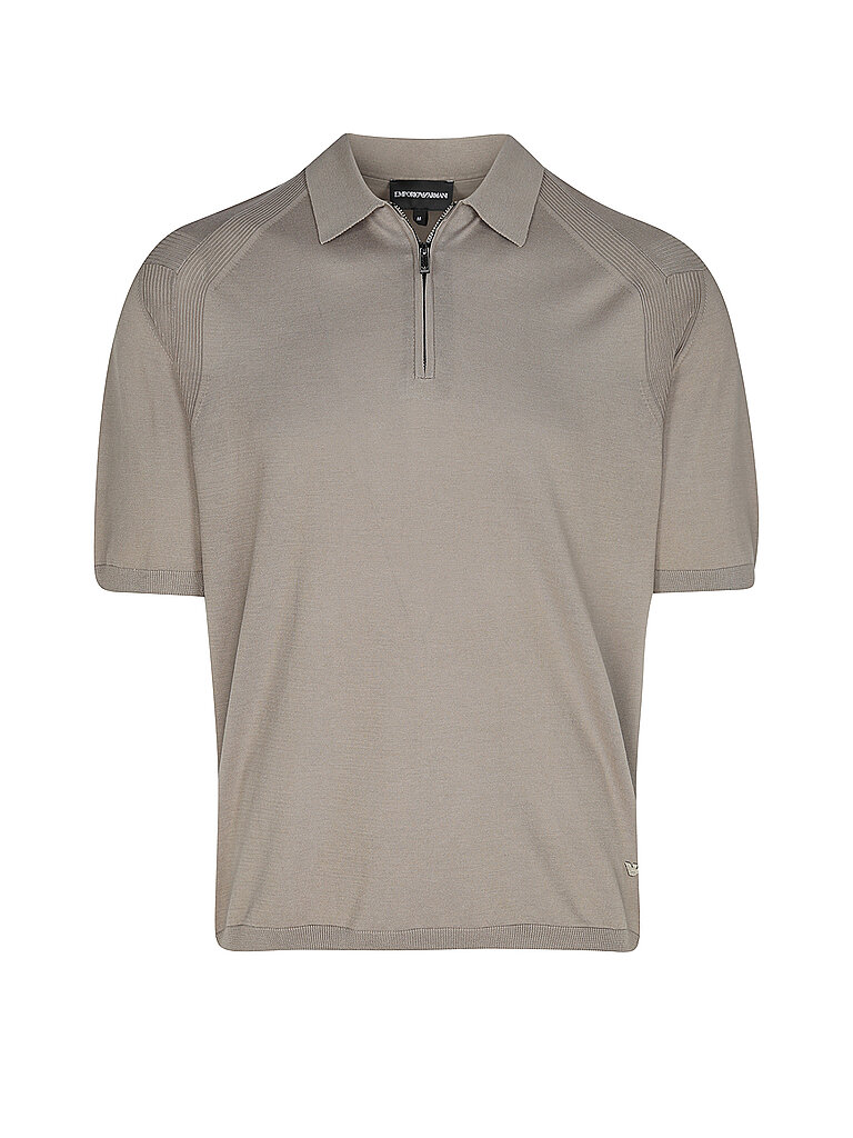 EMPORIO ARMANI Poloshirt beige | M von Emporio Armani