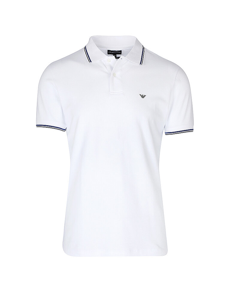 EMPORIO ARMANI Poloshirt weiss | L von Emporio Armani