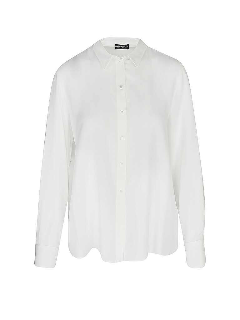 EMPORIO ARMANI Seidenbluse weiss | 32 von Emporio Armani