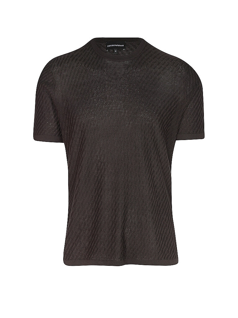 EMPORIO ARMANI T-Shirt braun | M von Emporio Armani